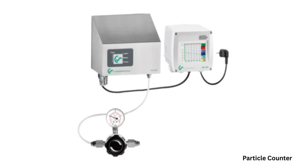 particle counter for compressed air quality check