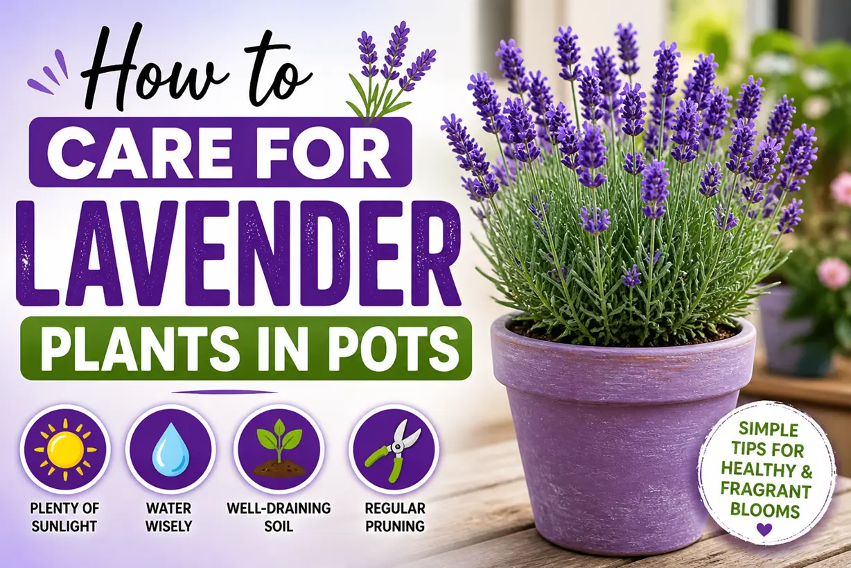How to Care for Lavender Plants in Pots